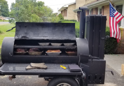 a Lang 60 Deluxe Smoker
